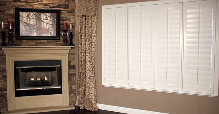 Polywood Shutters Closed Tightly To Insulate The Windows For The Virginia Beach Winter